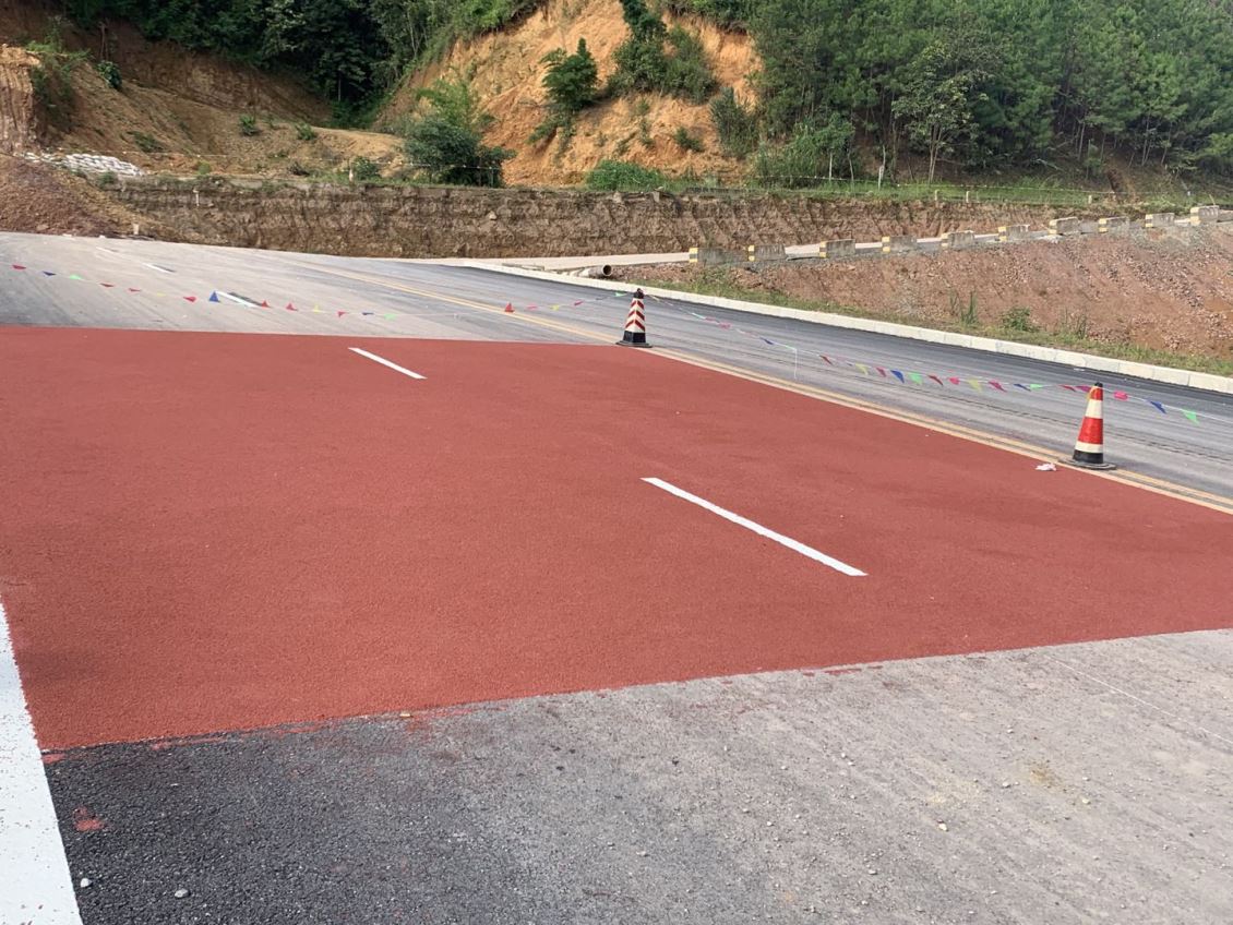 普洱西盟彩色路面施工